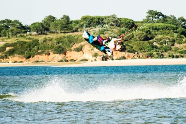 2 dagen gevorderde Kitesurfles Aljezur Algarve Portugal