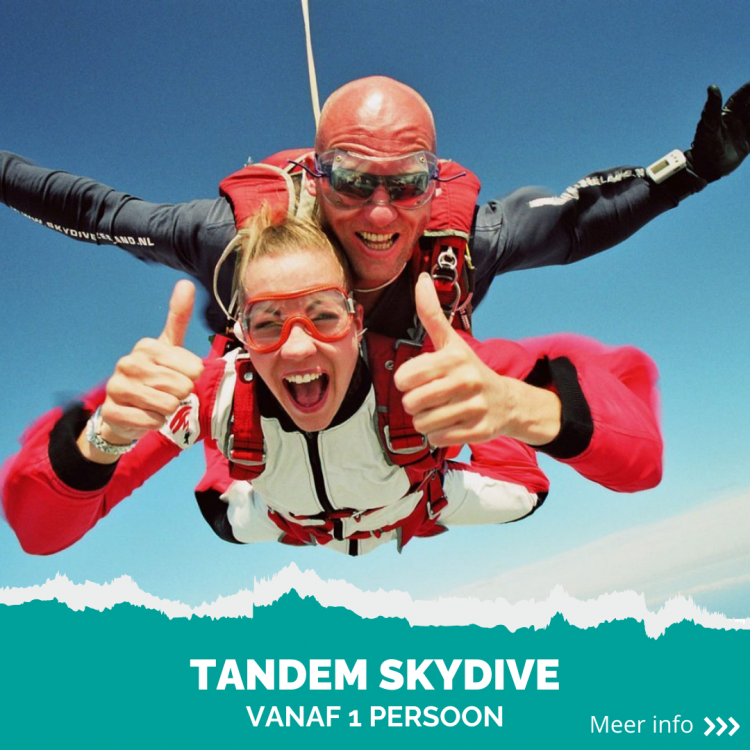 Tandem skydive Zeeland