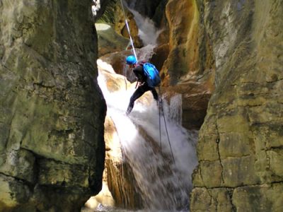 Advanced canyoning Pyreneeën