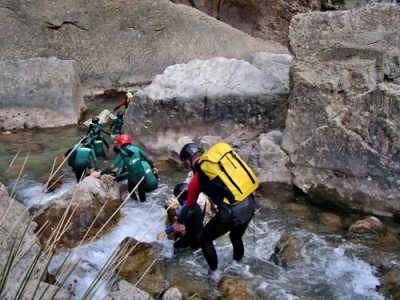 1 dag basic canyoning Sierra de Guara Pyreneeën