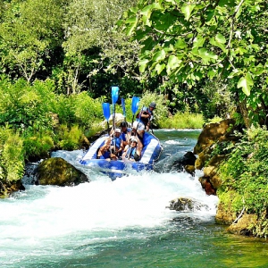 Rafting Cetina Rivier Kroatië