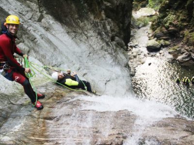 Halve dag Canyoning Ticino Zwitserland
