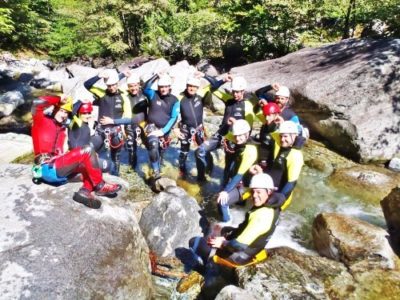 Canyoning Ticino Zwitserland