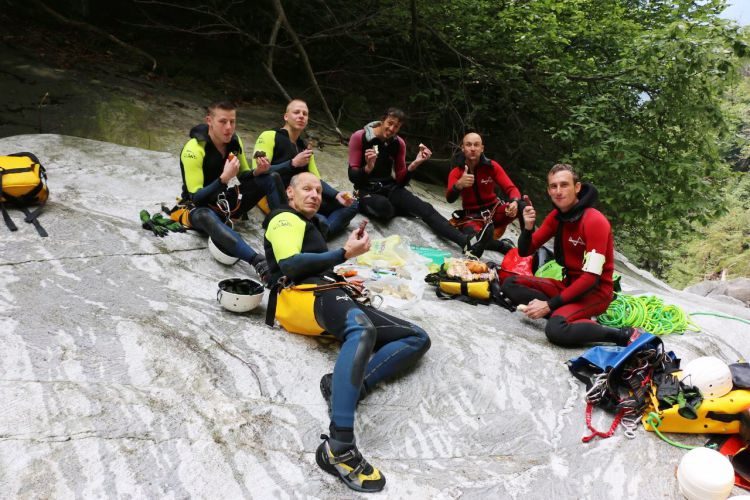 Dag Canyoning Ticino Zwitserland