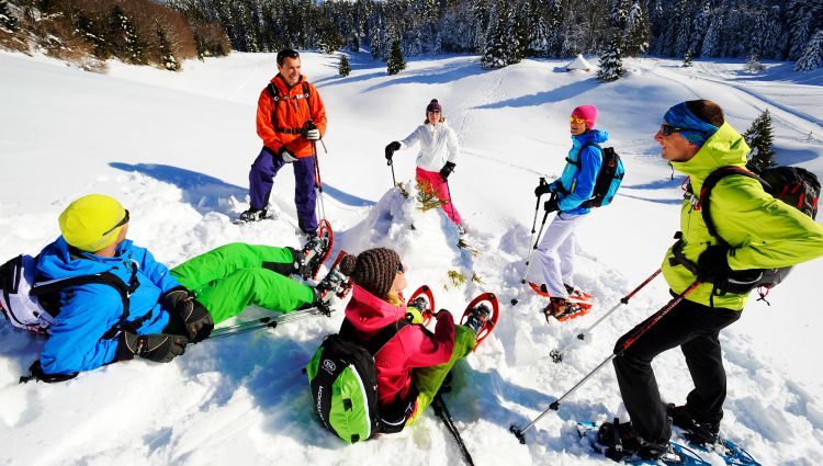 Begeleide sneeuwschoen hike Stockholm