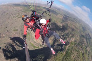 Paragliden parachute tenerife