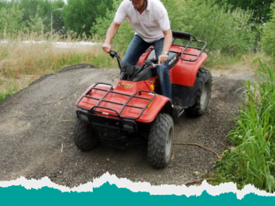 Quad rijden in Almere
