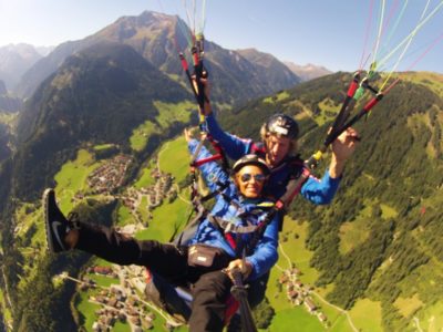 Paragliden tandemvlucht Mayrhofen Oostenrijk