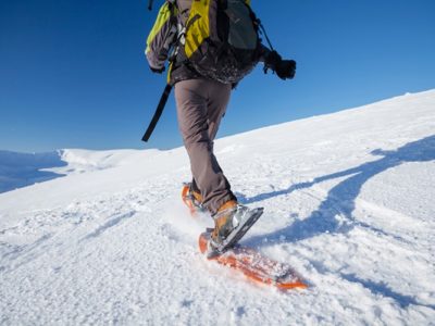 3 uur sneeuwschoen hike Tromsø Noorwegen