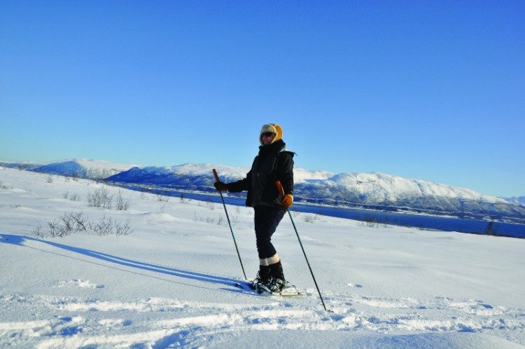 Sneeuwschoen tocht Noorwegen