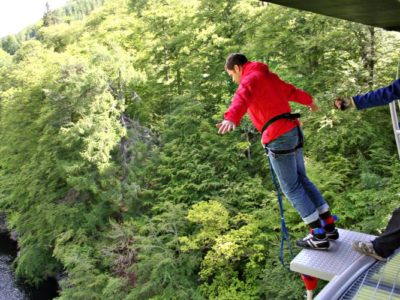 Bungeejump Perthshire Schotland