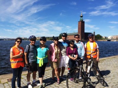 3 uur stadsfietstocht met gids door Stockholm