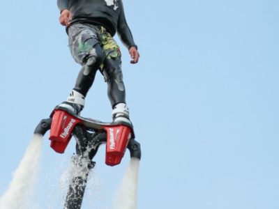 Flyboarden in Praag