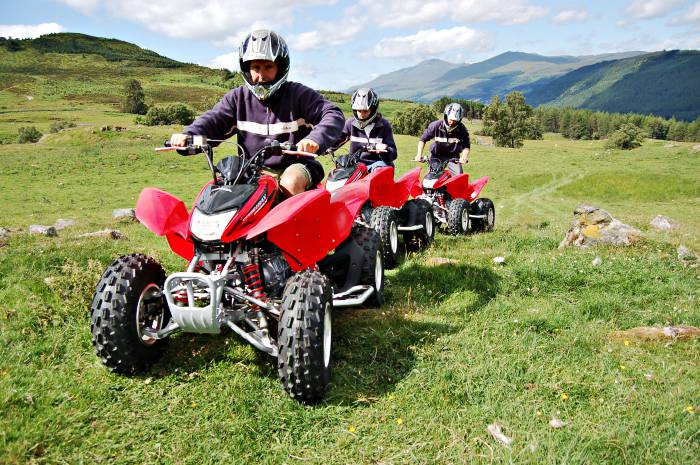 Quad rijden Schotland