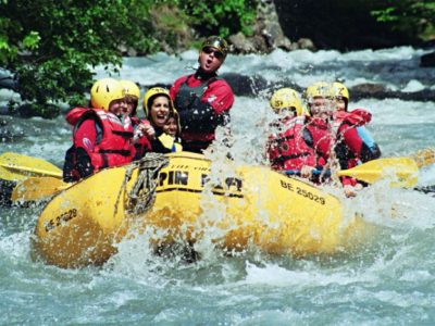 Raften in Interlaken Zwitserland