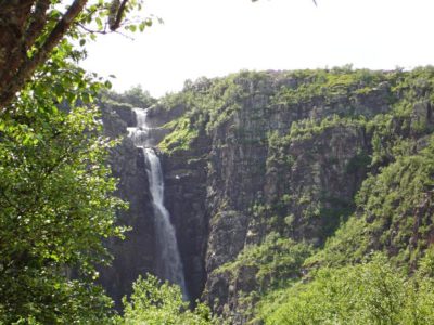 Hike Hoogste Waterval Sörsjön Dalarna centraal Zweden