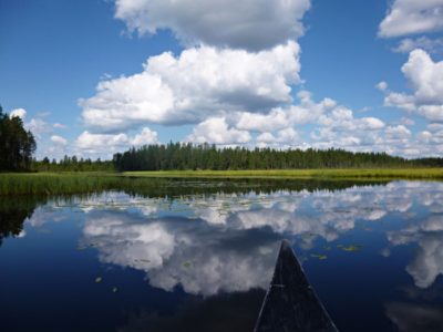 Kanotocht Sörsjön Dalarna centraal Zweden