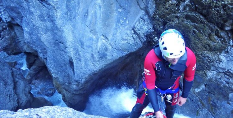 Basic Canyoning Warth Tirol Oostenrijk