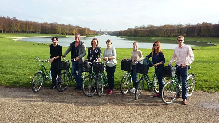 1 dag fietstocht met gids Versailles Frankrijk