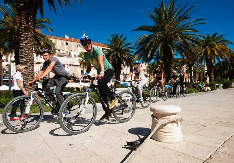 Fietstocht Split Kroatië