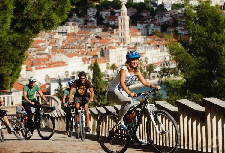 Fietstocht Split Kroatië