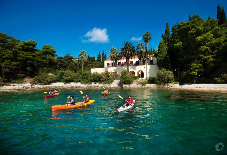 Zee kajakken Split Kroatië