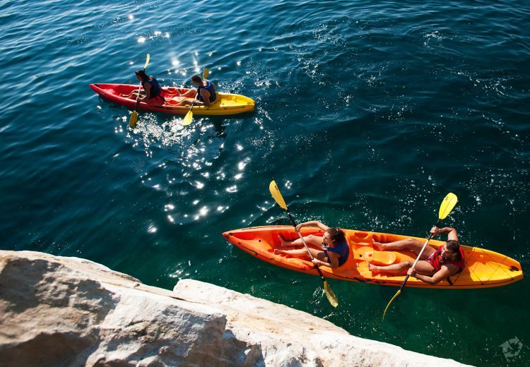 Zee kajakken Split Kroatië