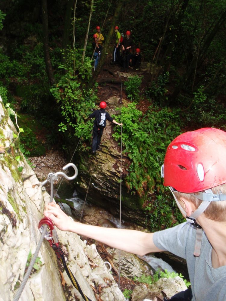 Begeleide Via Ferrata- Tremosine Garda Meer - Italië