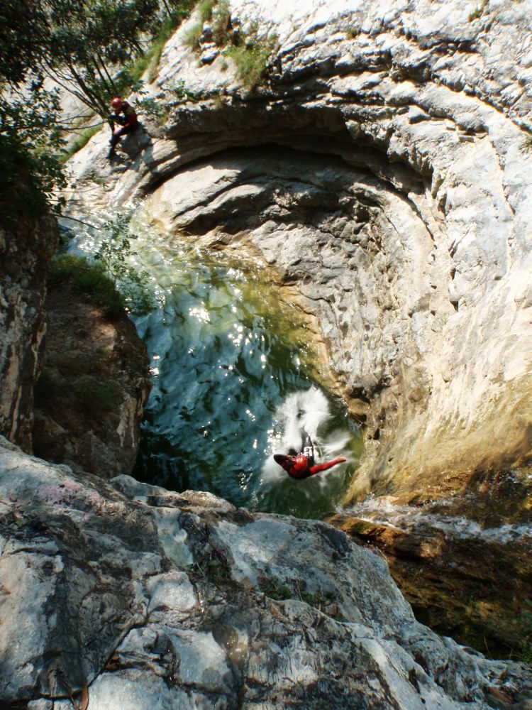 Vione - Advanced Canyoning - Tremosine Garda Meer - Italië