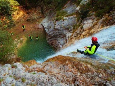 Vione - Advanced Canyoning - Tremosine Garda Meer - Italië