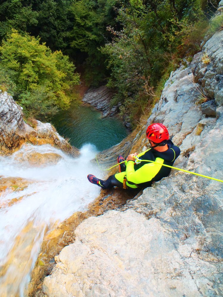 Vione - Advanced Canyoning - Tremosine Garda Meer - Italië
