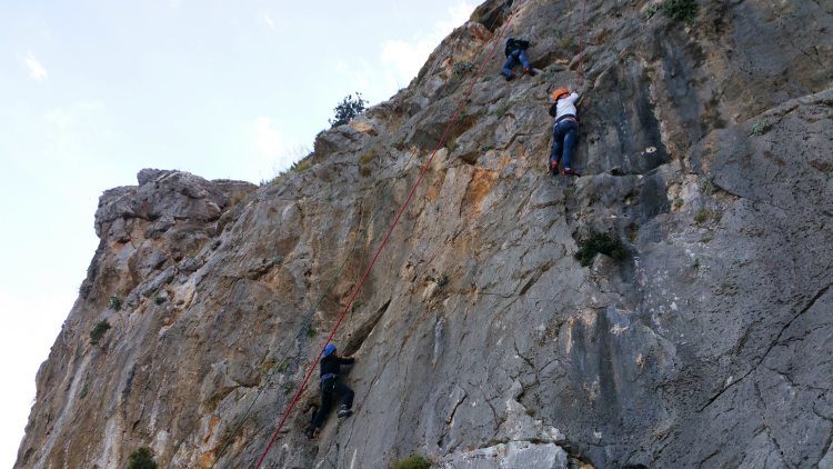 1 dag Rock Climbing Rhodos Griekenland