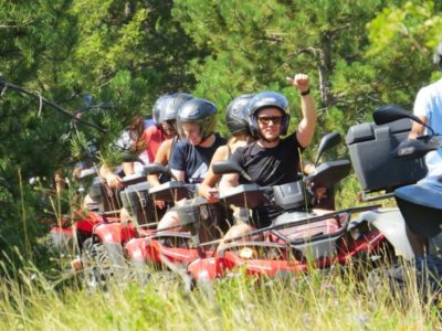 quad rijden Barban Istrië Kroatië