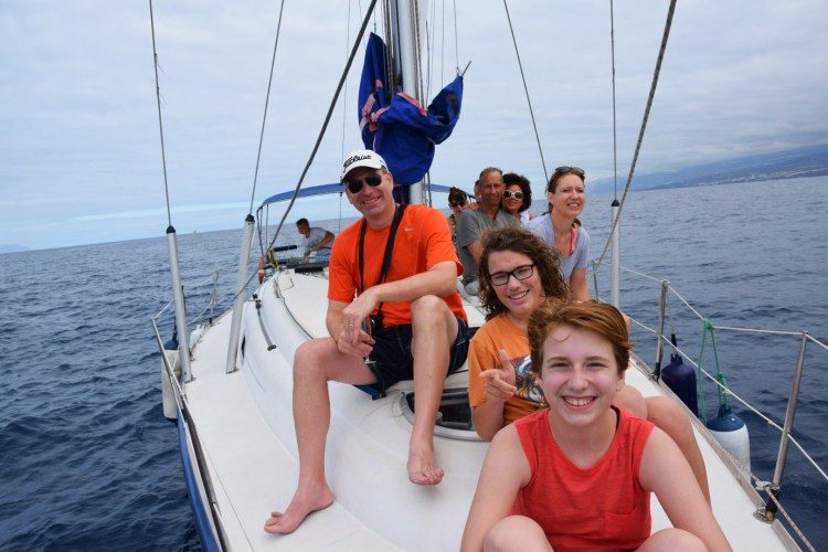 3 uur zeilen en walvissen spotten Costa Adeje Tenerife