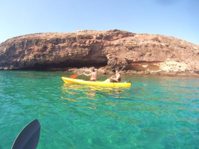 2,5 uur kajakken en snorkel excursie Tarajalejo Fuerteventura
