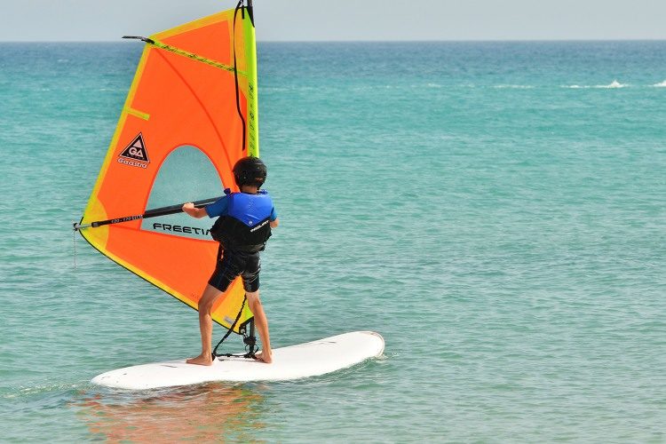 3 uur windsurf introductie Costa Calma Fuerteventura