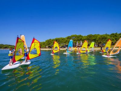 Beginner cursus windsurfen Pula Kroatië