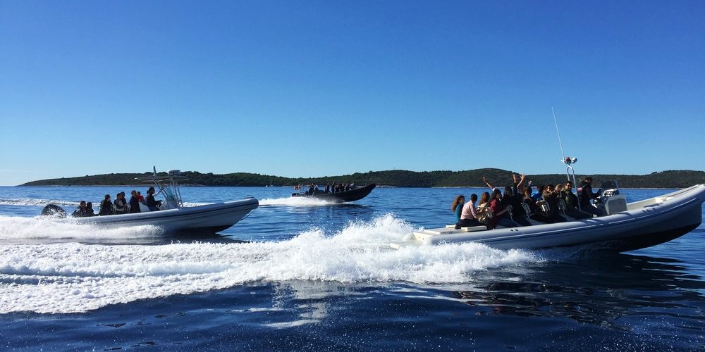 6 eilanden tocht Split Kroatie