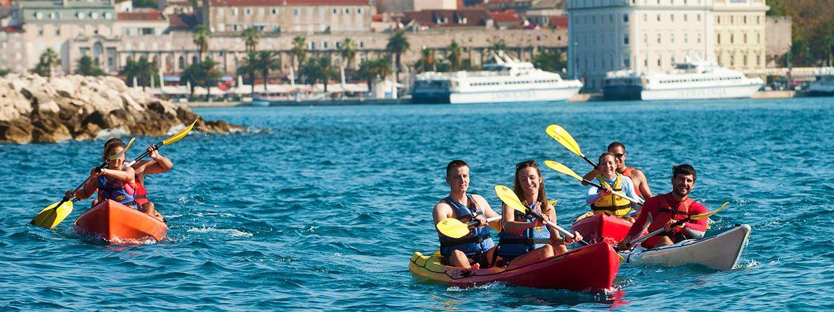 Zee kajakken Dubrovnik