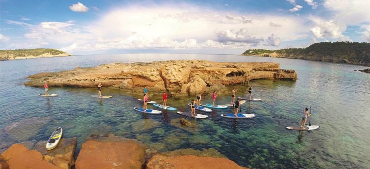 3 uur suppen met instructeur Ibiza Spanje