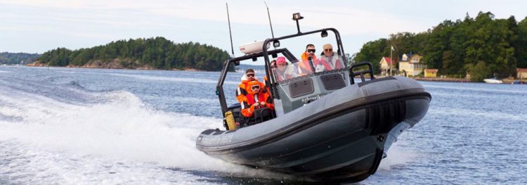 1 uur RIB speedboottocht Stockholm Archipel Zweden