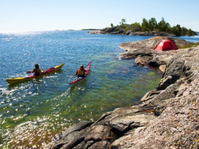 3 daagse kajak tour archipel Stockholm Zweden
