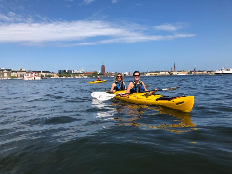 Kajakken met gids stadstour Stockholm - 2 uur