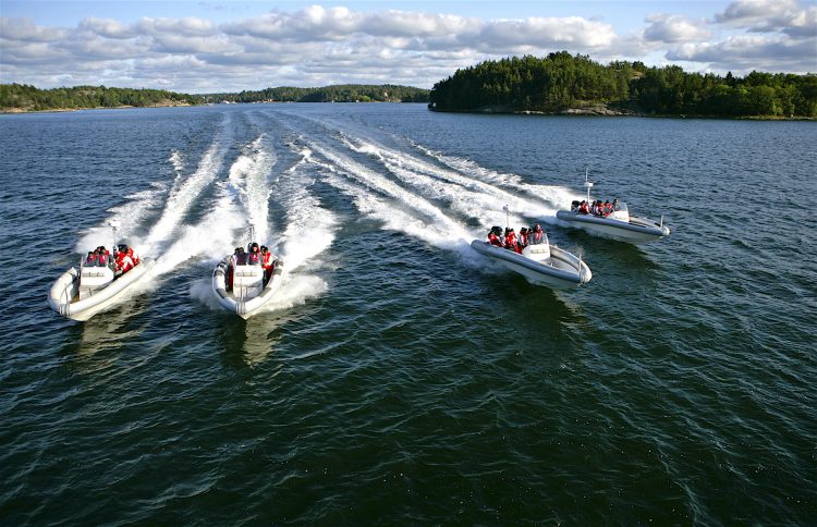 RIB speedboottocht Archipel Stockholm - 1 uur