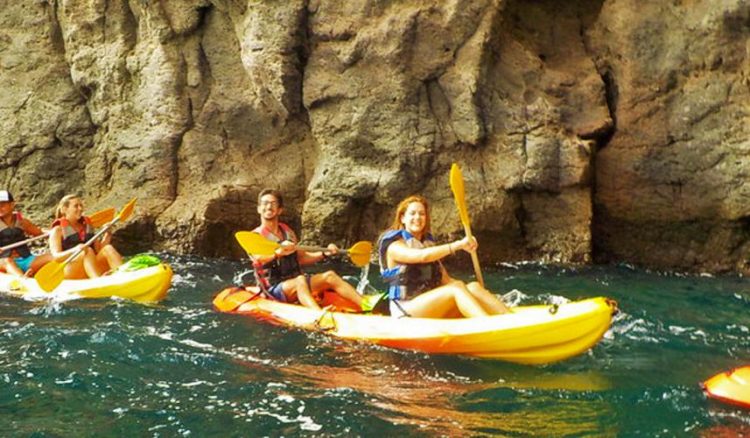 kajakken Arguineguin Gran Canaria Spanje