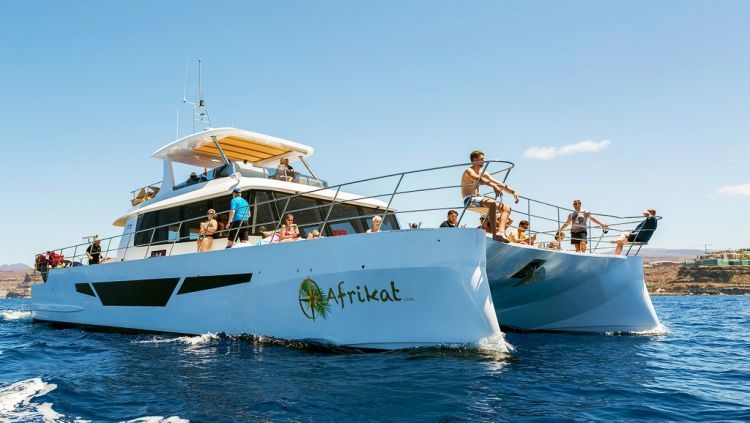 5 uur catamaran varen Puerto Rico Gran Canaria