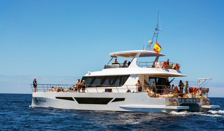 5 uur catamaran varen Puerto Rico Gran Canaria