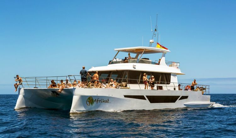5 uur catamaran varen Puerto Rico Gran Canaria