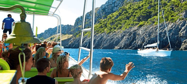 Boottocht langs de kust, baaien en grotten in Mallorca