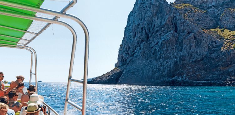 Boottocht langs de kust, baaien en grotten in Mallorca